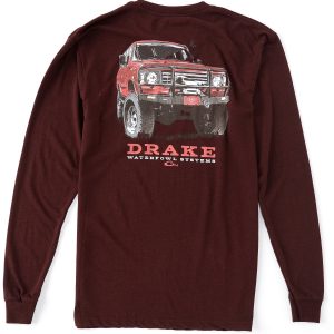 Drake 4X4 L/S - Dark Red