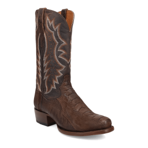 Anders Ostrich Leg Western Boot