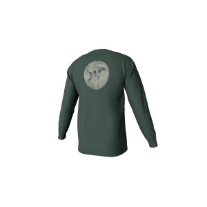 Youth Vintage Circle Greyton Long Sleeve Pocket Tee - Duck Green