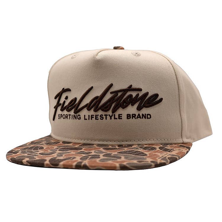 Canvas Autumn Camo Bill Hat (RH-236)