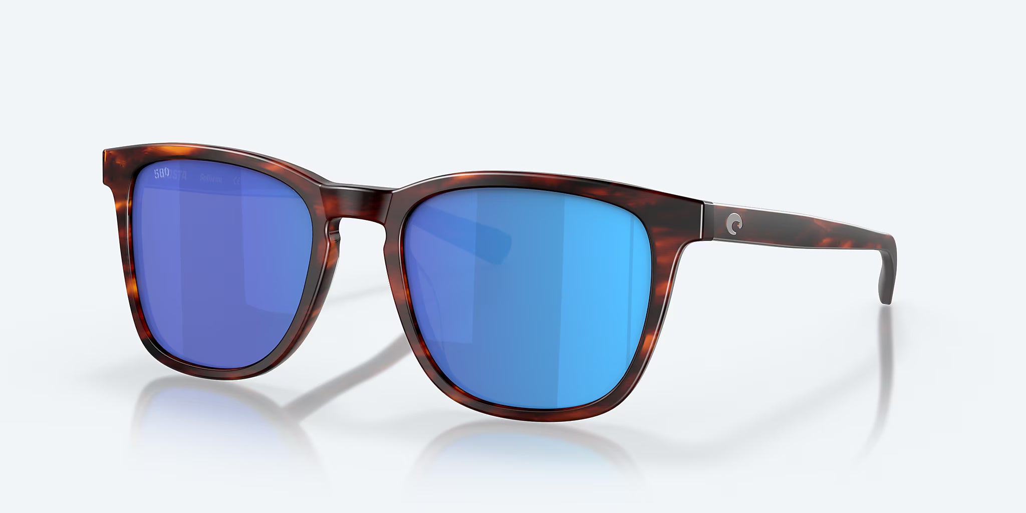 Sullivan Matte Tortoise Blue Mirror 580G