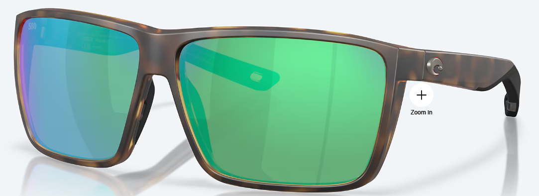 Rincon II Matte Tortoise Green Mirror 580G
