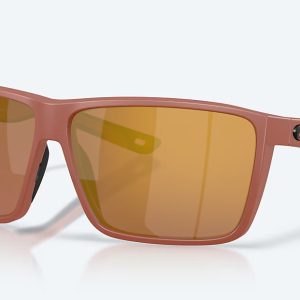 Rincon II Matte Terra Cotta Gold Mirror 580G