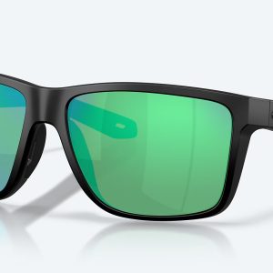 Broadbill II Matte Black Green Mirror 580G