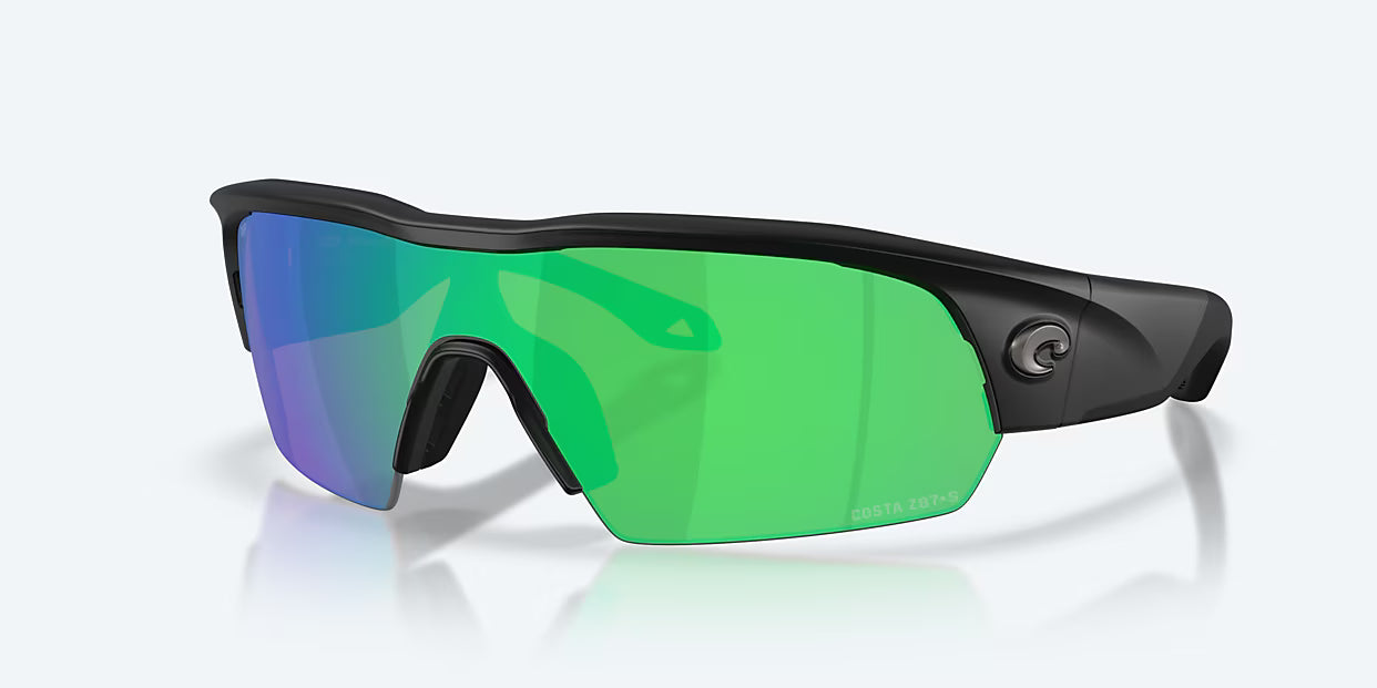Pilothouse Pro Matte Black Green Mirror 580P
