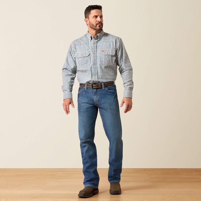 FR M4 Relaxed Basic Boot Cut Jean - Flint