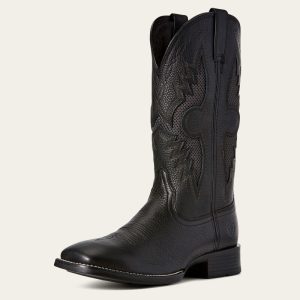 Solado VentTEK Western Boot- Black