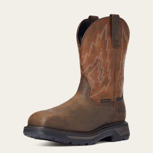 Big Rig Waterproof Composite Toe Work Boot - Dark Brown