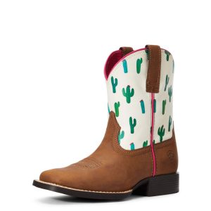 Dinero Western Boot - Cactus Print