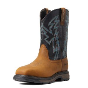 WorkHog XT BOA Carbon Toe Work Boot - Dark Earth