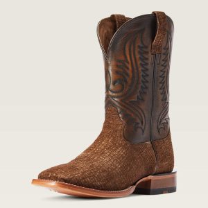 Circuit Paxton Western Boot - Tan Hippo Print