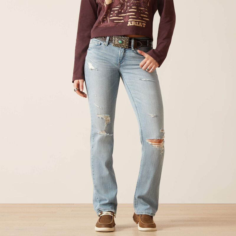 R.E.A.L Low Rise Lucy Straight Jean
