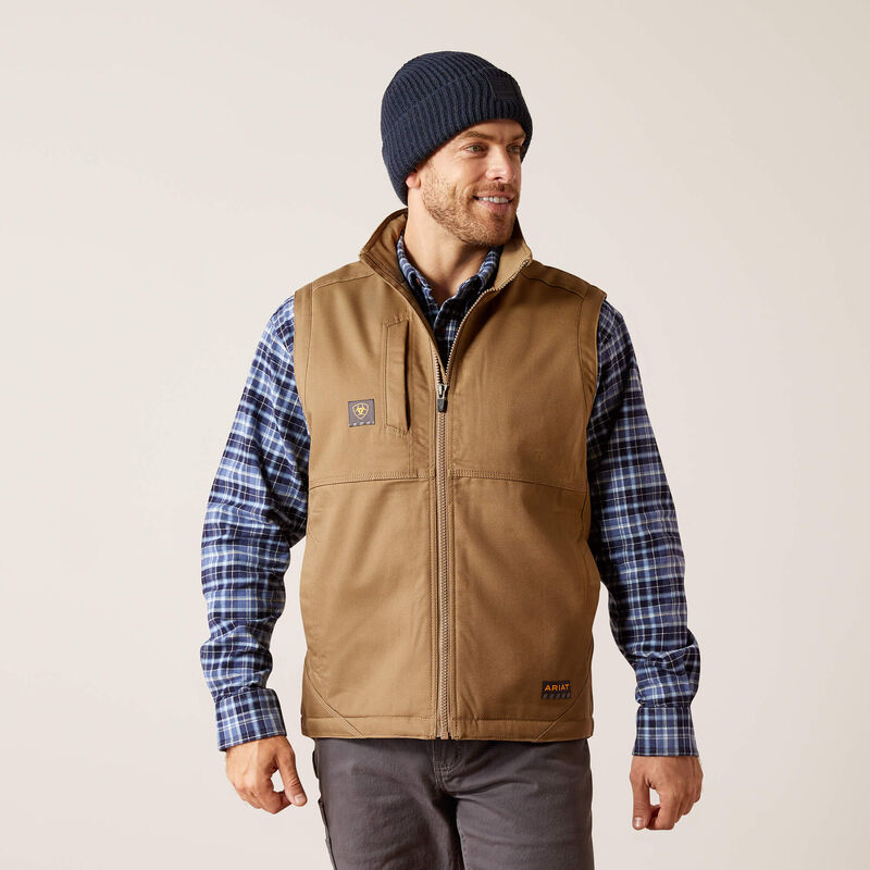 Rebar DuraCanvas Vest - Field Khaki