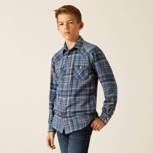 Huntley Retro Fit Shirt - Copen Blue