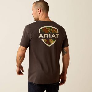 Ariat Ambush Camo Tee - Vintage Black