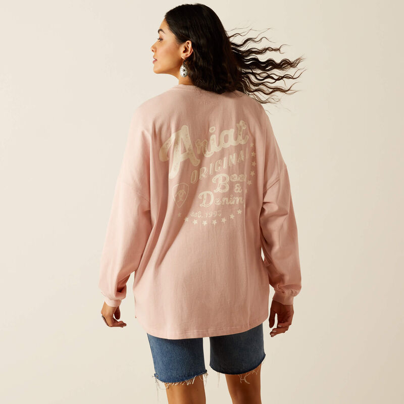 Canvas Oversized T-Shirt - Peachskin