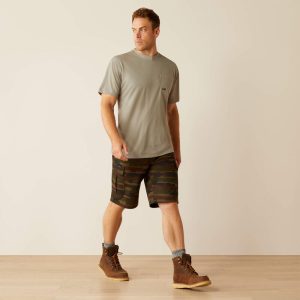 Rebar Heat Fighter Staple T-Shirt - Wild Dove