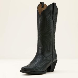 Round Up Collins Western Boot - Black