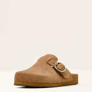 Women's Country Mule - Caramel Suede