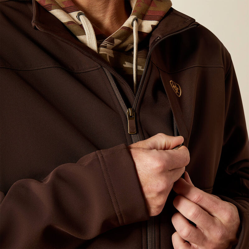 Vernon Softshell Jacket - Coffee Bean - Image 6
