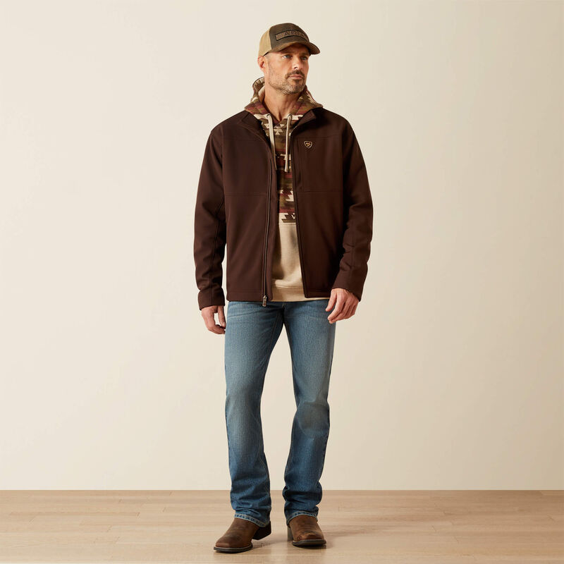 Vernon Softshell Jacket - Coffee Bean - Image 3