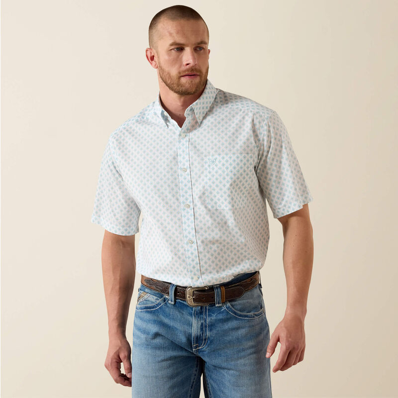 Packert Classic Fit Shirt - White Medallion