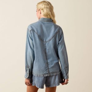 Bonfire Shirt Jacket - Medium Blue