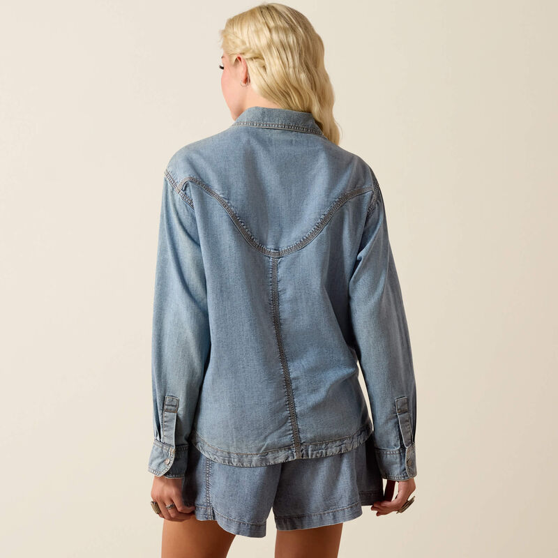 Bonfire Shirt Jacket - Medium Blue