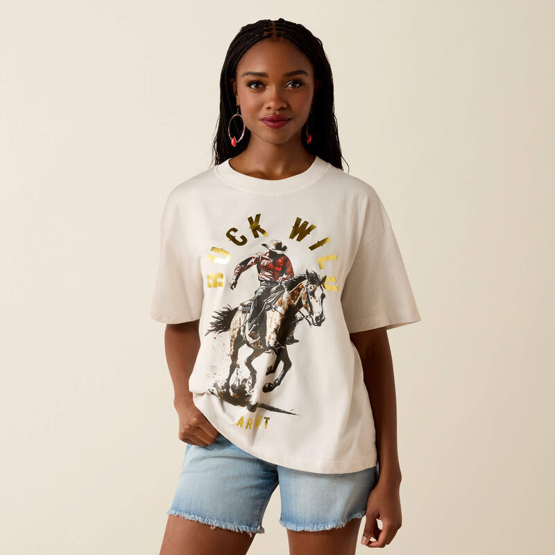 Ariat Buck Wild T-Shirt - Natural