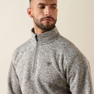 Caldwell 1/4 Zip Sweater - Nulla Heather