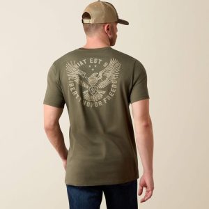 Ariat Eagle Thunder T-Shirt - Army Green