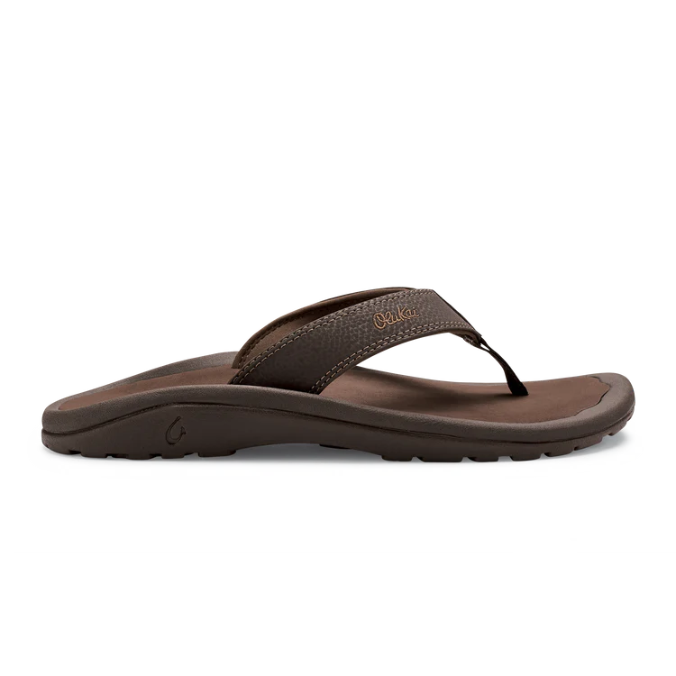 'Ohana Men's Beach Sandals - Dark Java & Ray