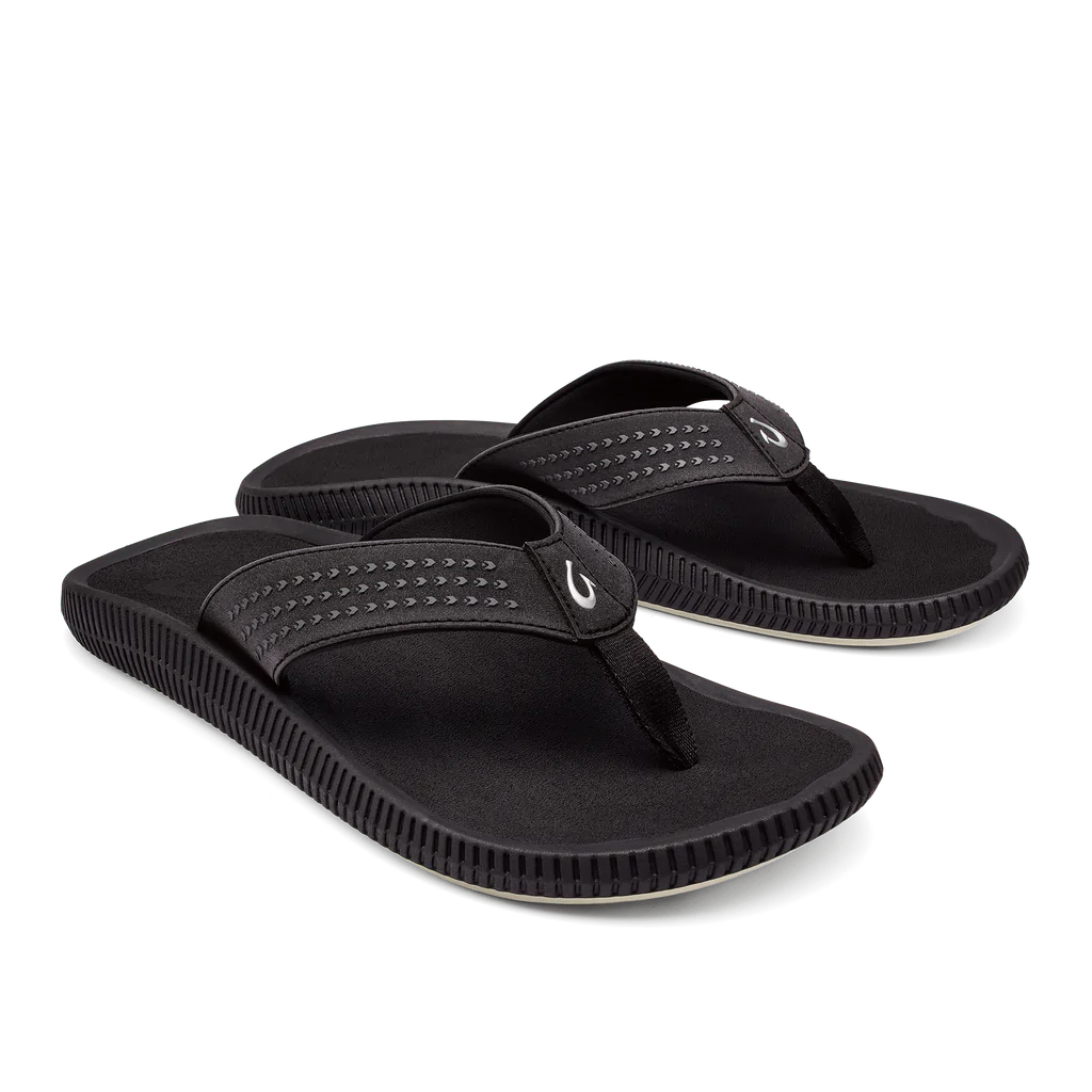 Men's Ulele Beach Sandal - Black & Black