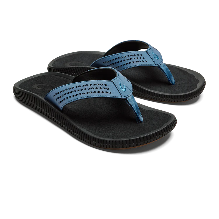Men's Ulele Beach Sandal - Blue Fog & Lava Rock