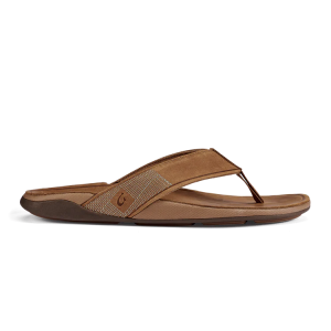 Tuahine Men's Waterproof Leather Sandals - Toffee & Toffee