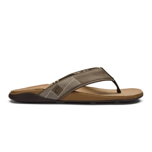 Men's Tuahine Waterproof Leather Sandal - Hunter & Golden Sand