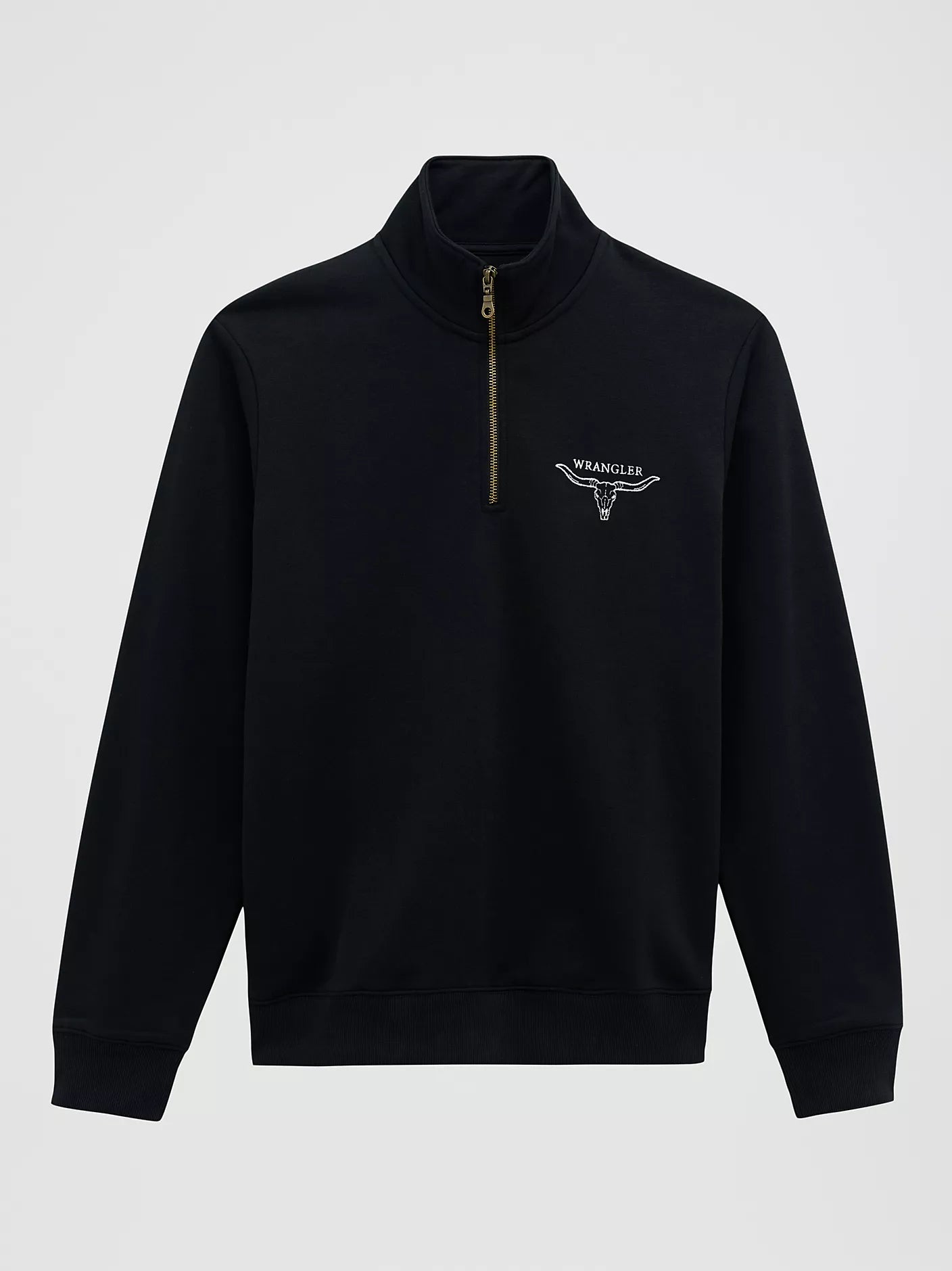 Longhorn Wrangler Quarter-Zip Fleece Pullover
