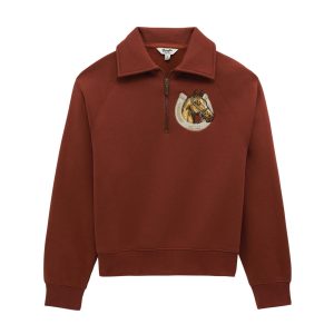 Wrangler Retro® Americana Sweatshirt Zip - Burgundy
