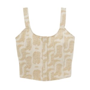 Wrangler Retro® Vintage Dress Set Jacquard Top - White