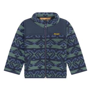 Wrangler® Baby Boys Full Zip Hay Away Sherpa - Dark Forest