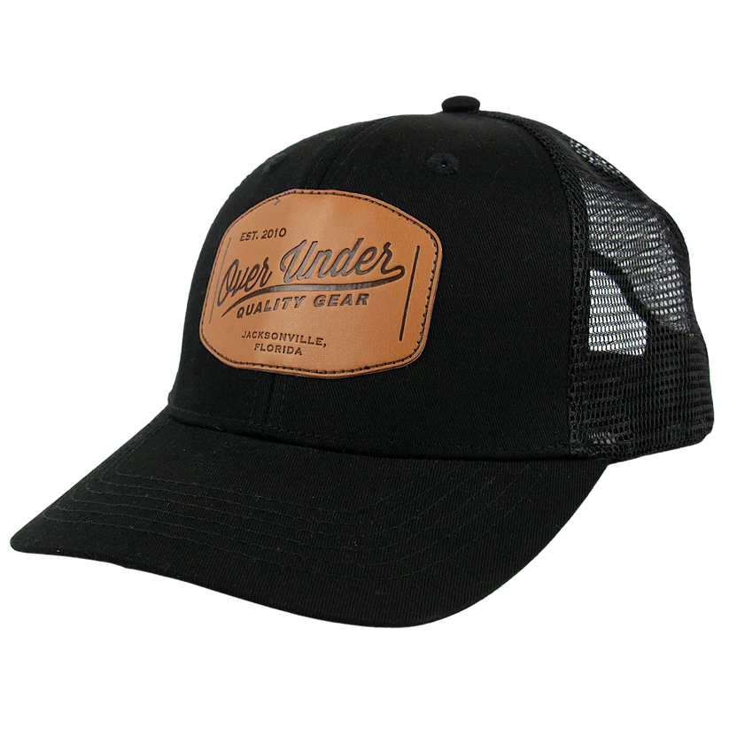 Quality Gear Mesh Back Black Trucker