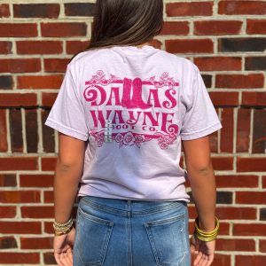 Vintage Boot Logo Tee - Lilac