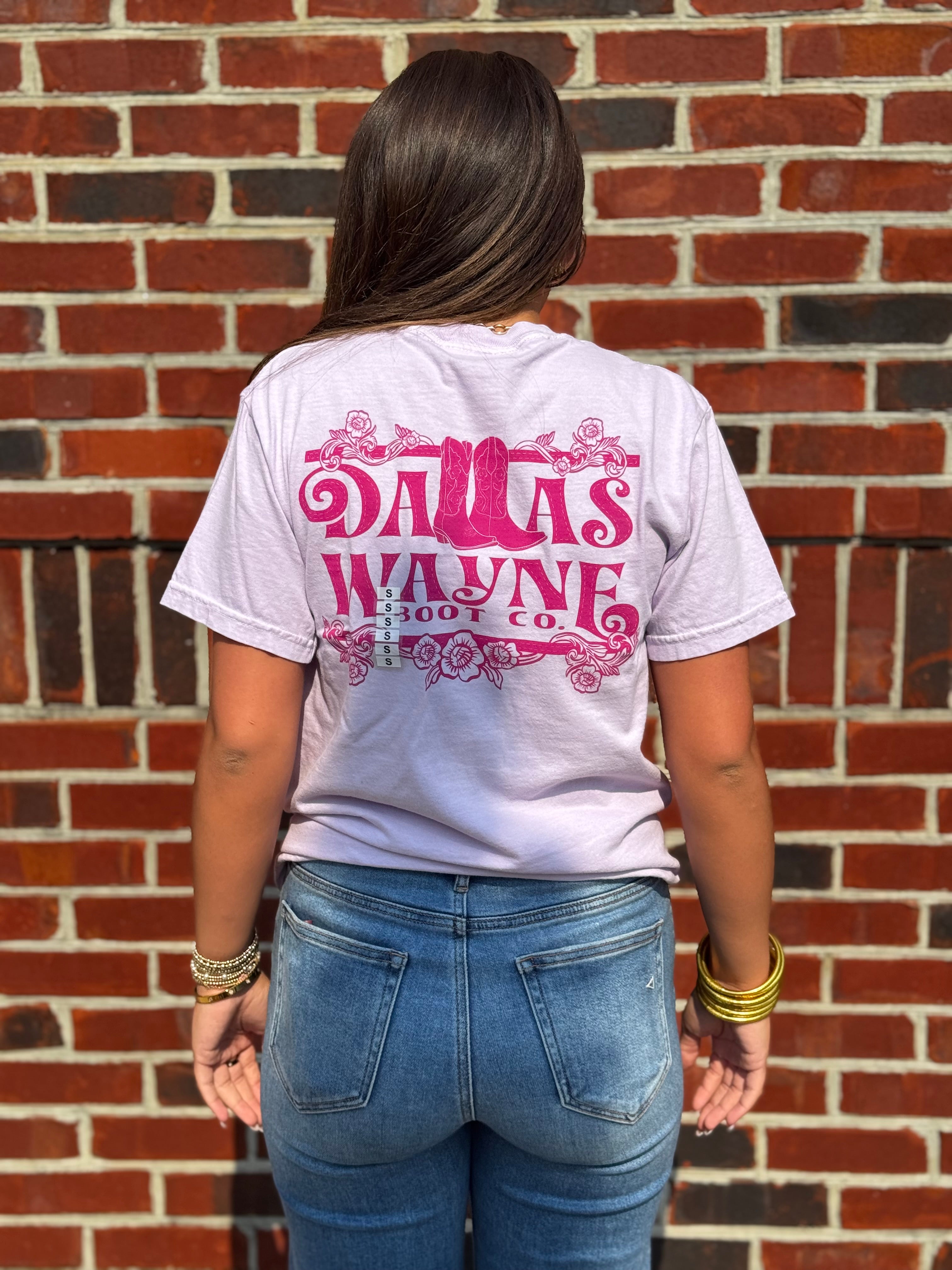 Vintage Boot Logo Tee - Lilac