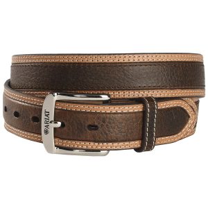 Ariat Men's Diesel Brown Rowdy Leather Belt