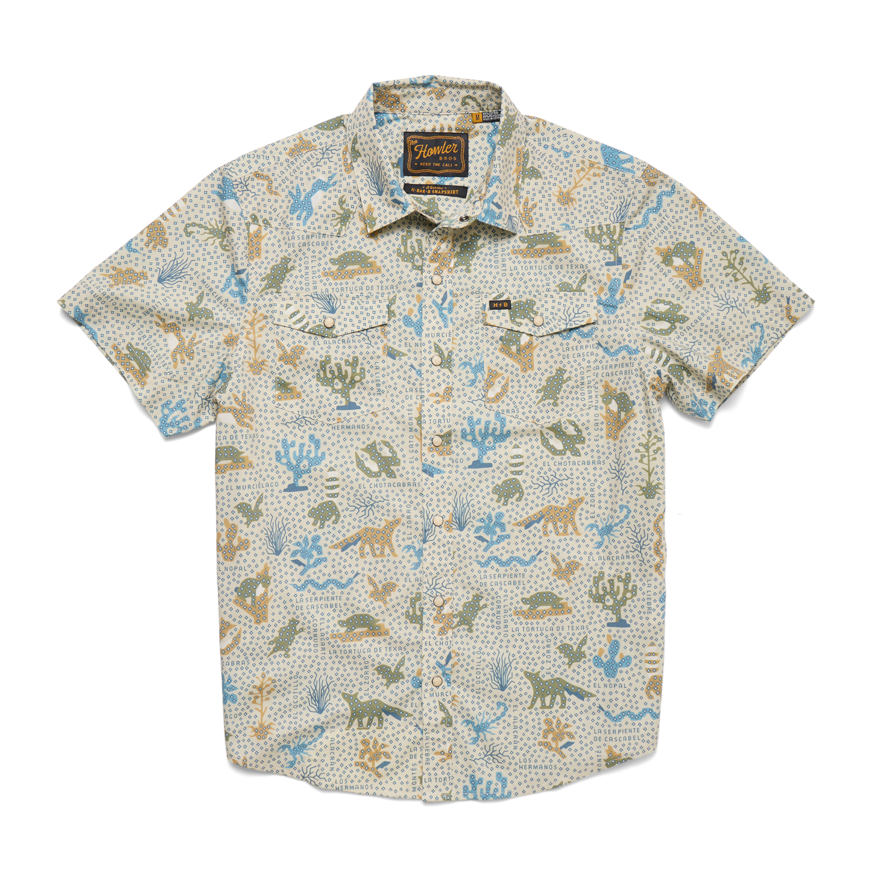 H Bar B Snapshirt - Ecosistema - Sand