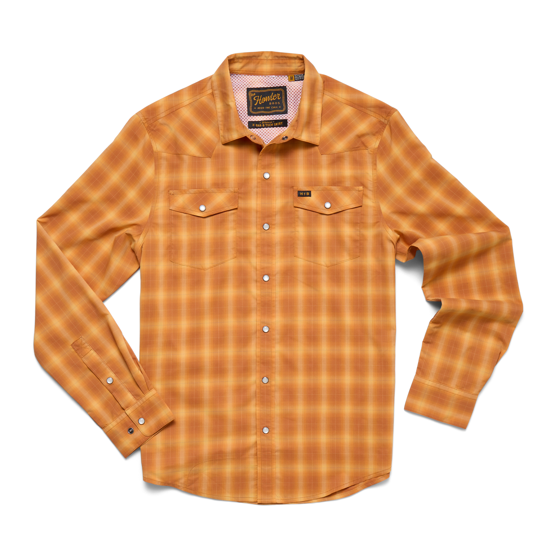 H Bar B Tech Longsleeve - Kent Plaid - Foliage