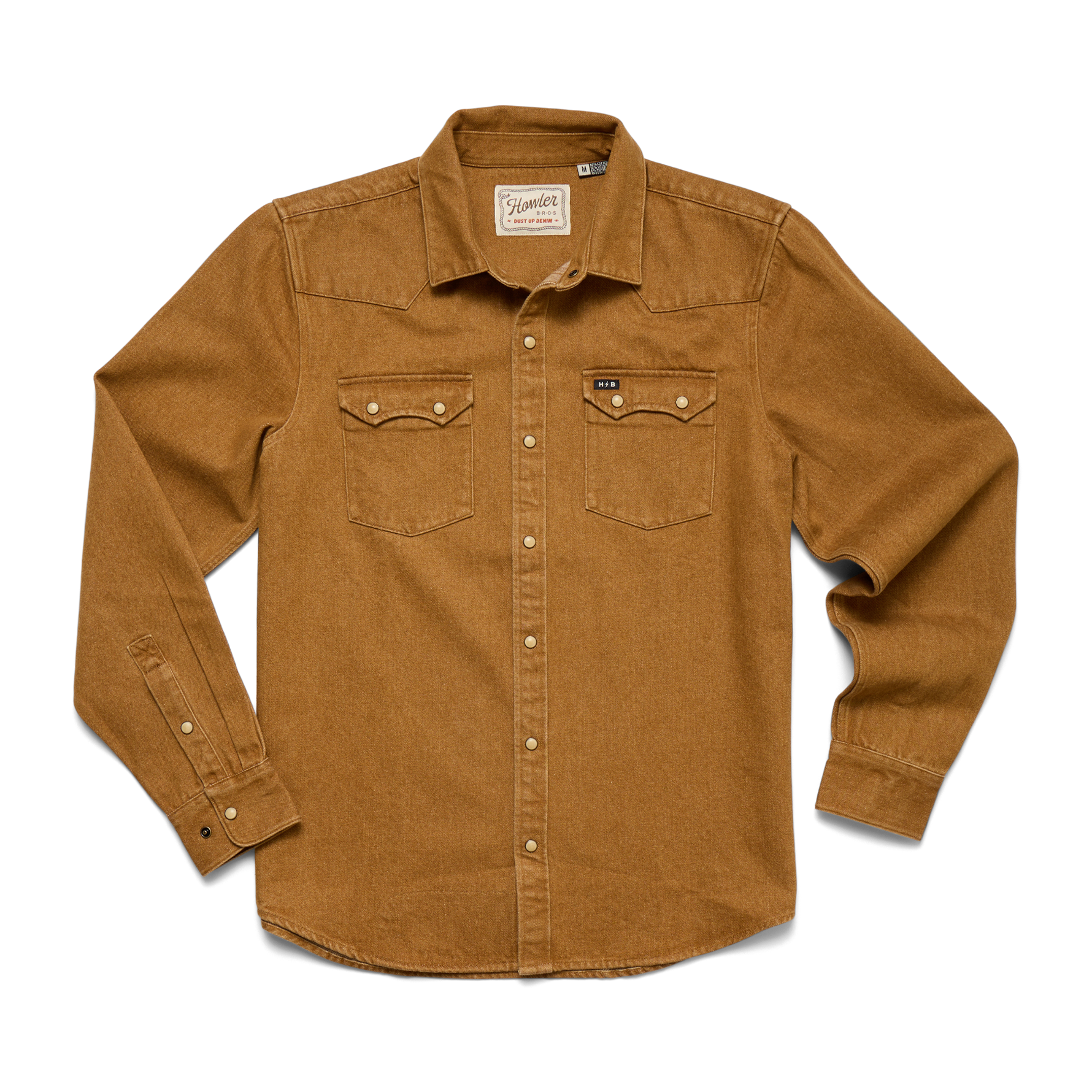 Dust Up Denim Snapshirt - Owens Oaker Wash