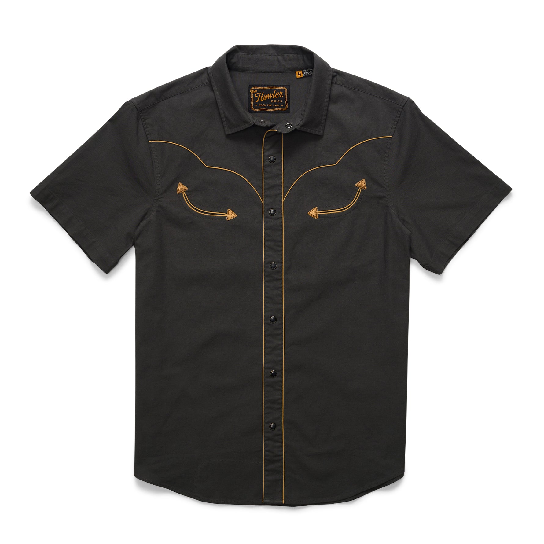 Broncbuster Snapshirt - Antique Black