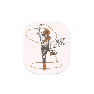 Boot Scootin' Sticker
