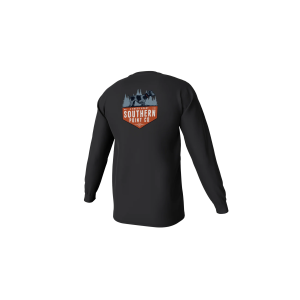 Youth Down South Long Sleeve Pocket Tee - Black